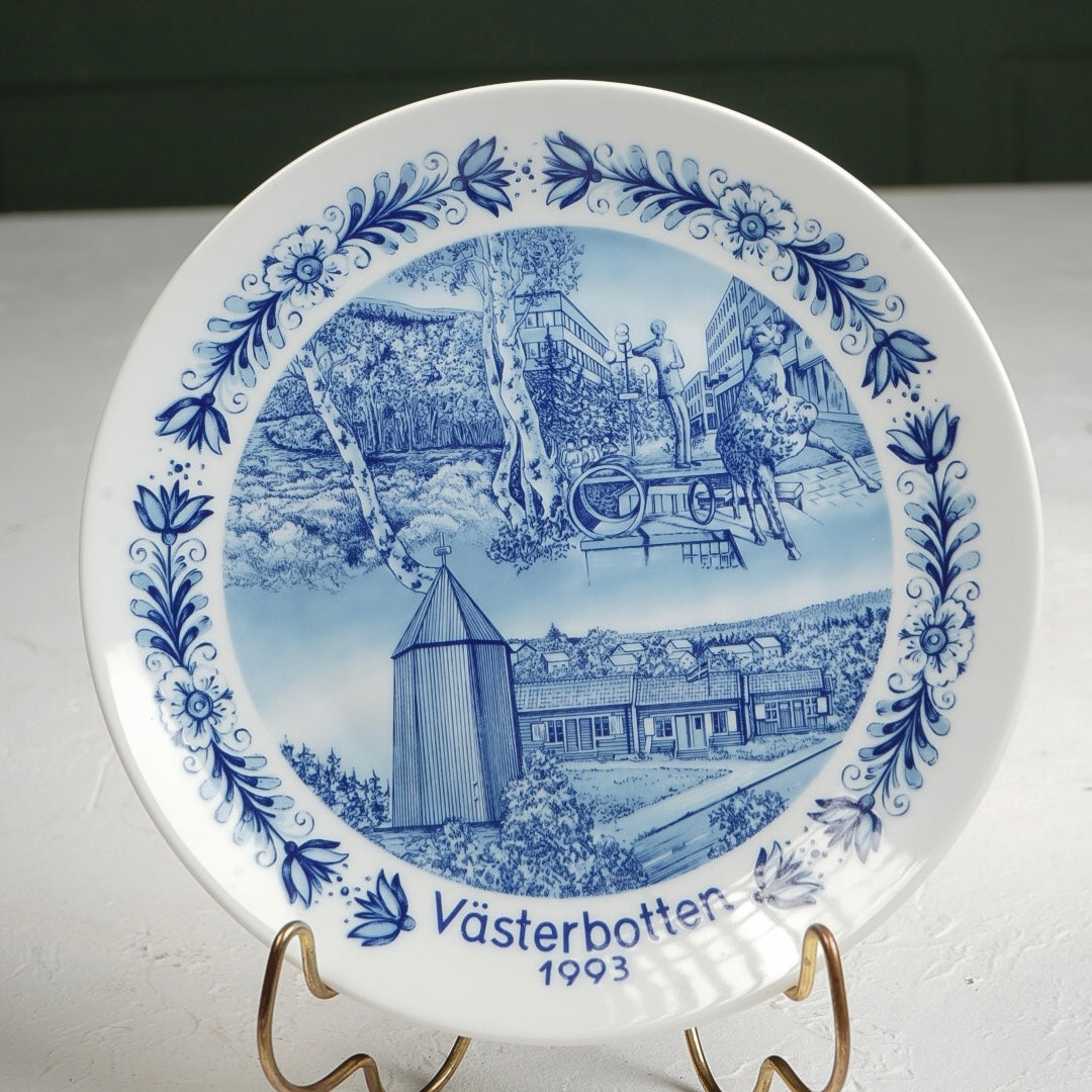 طبق بورسلان تذكاري – Västerbotten 1993