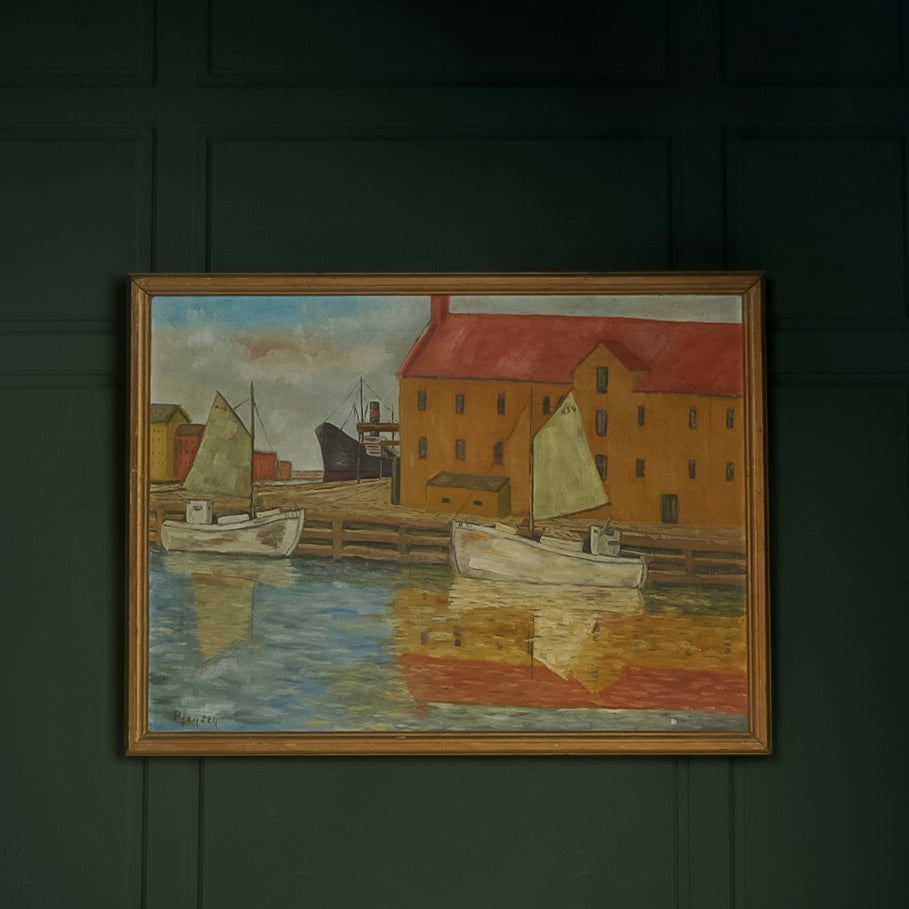 لوحة زيتيه رسم يدوي