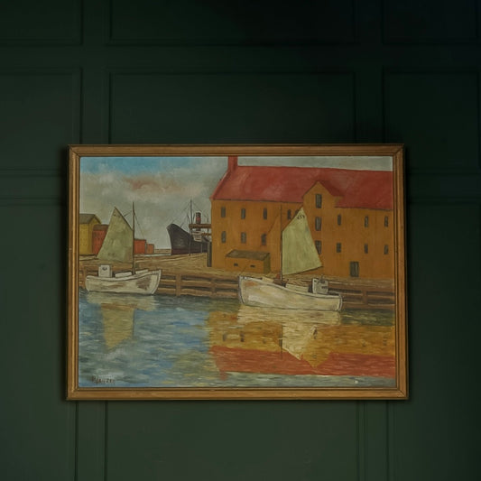 لوحة زيتيه رسم يدوي
