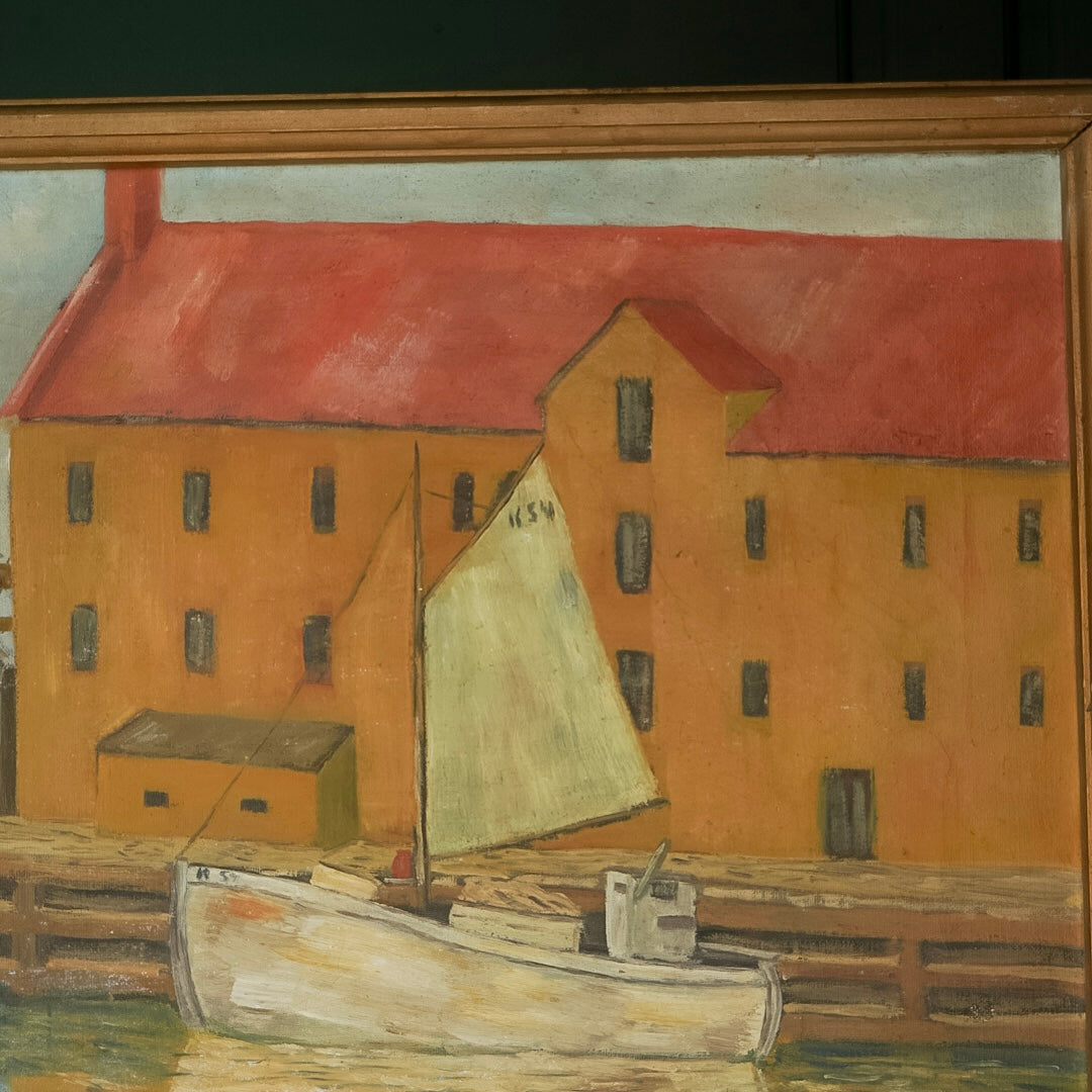 لوحة زيتيه رسم يدوي