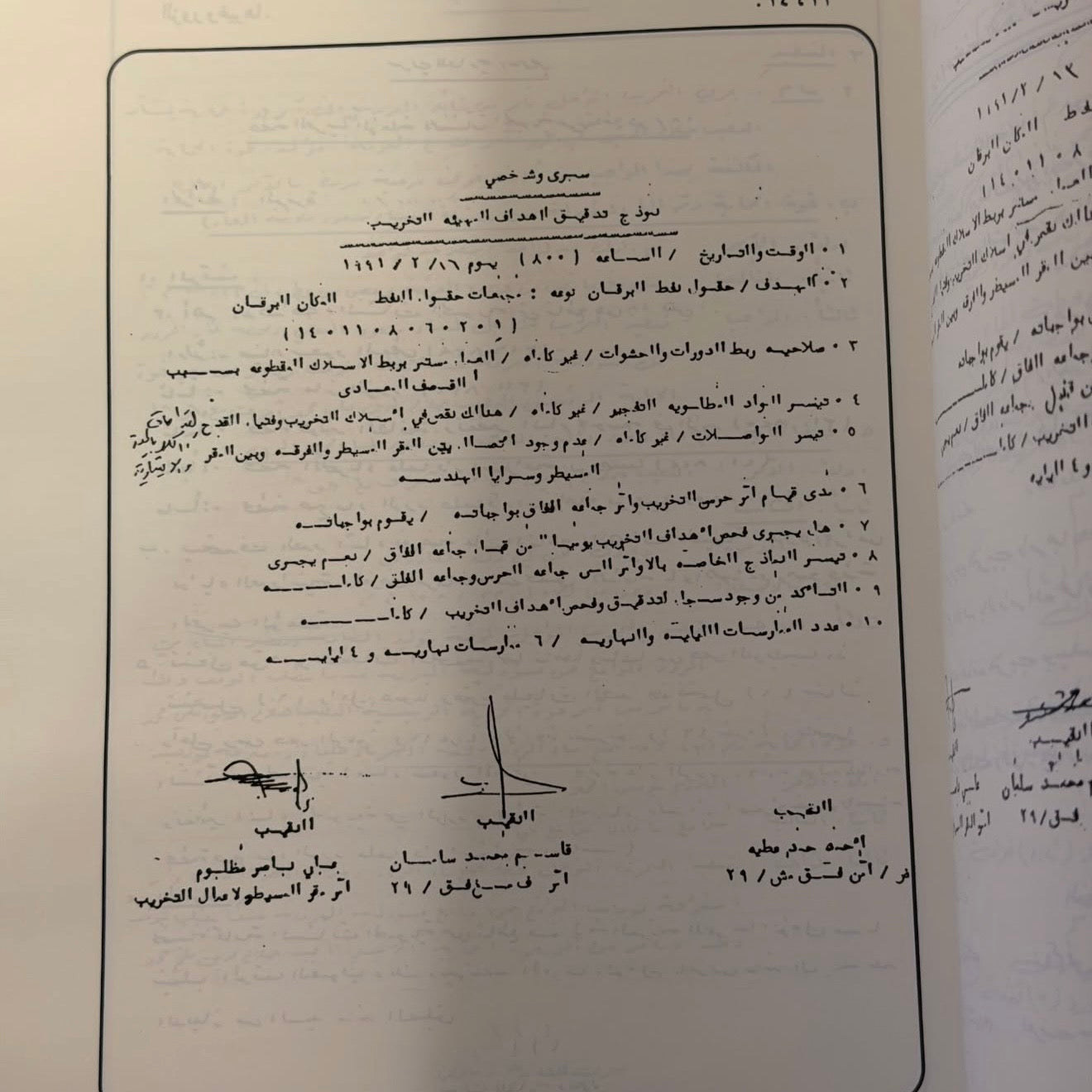 تدمير ابار النفط