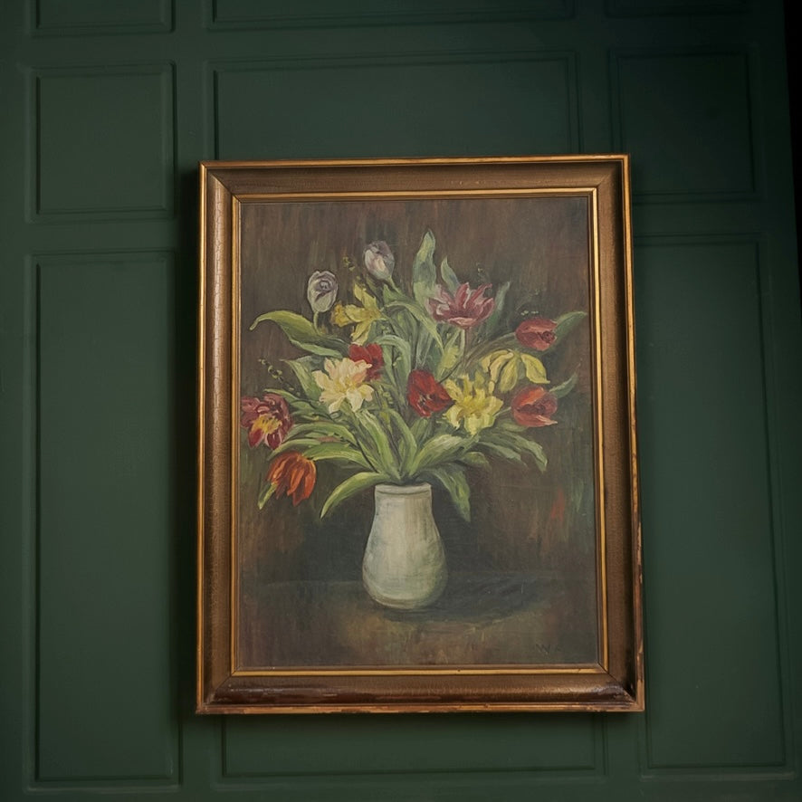 لوحة زيتيه رسم يدوي