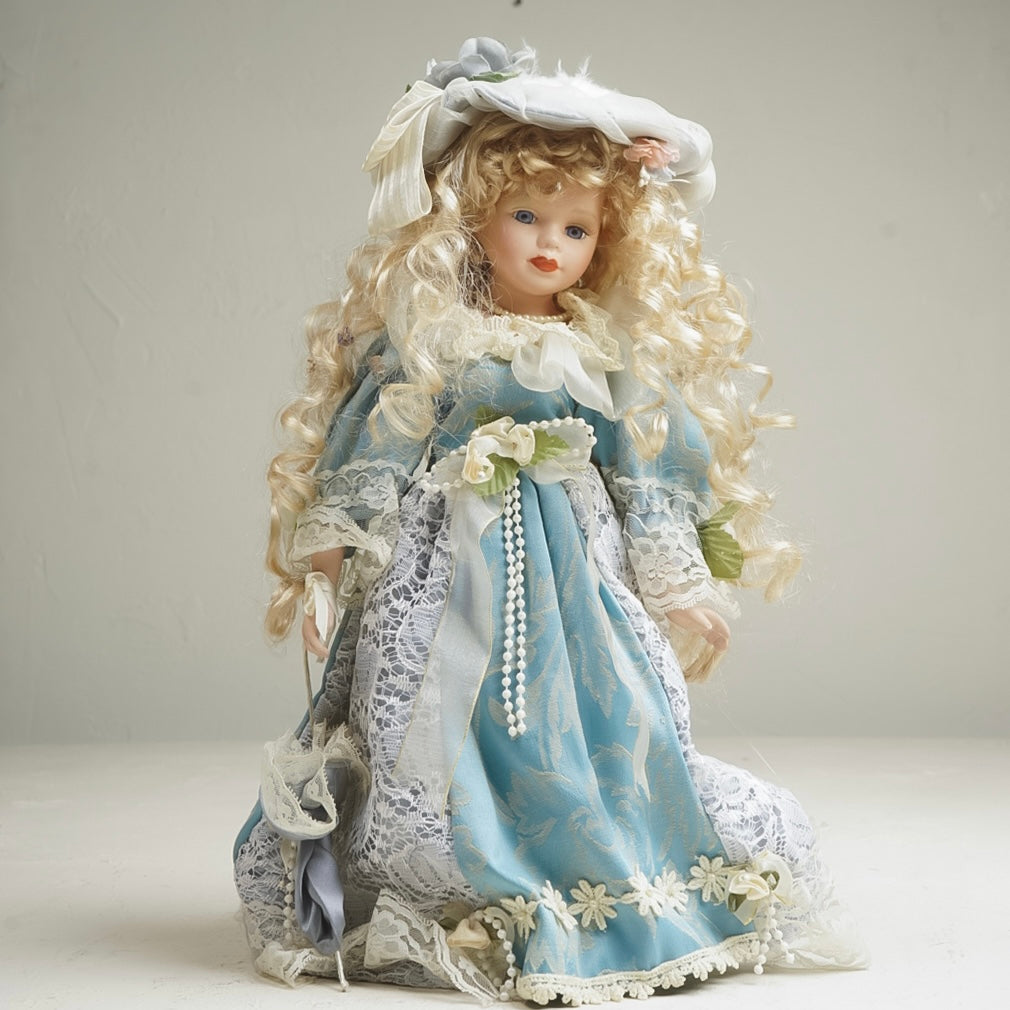 دمية بورسلان فنتج Vintage porcelain doll