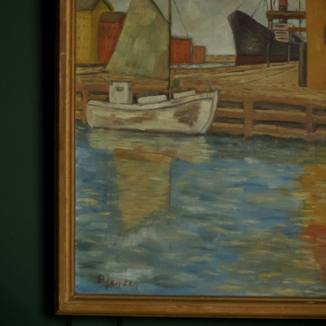 لوحة زيتيه رسم يدوي