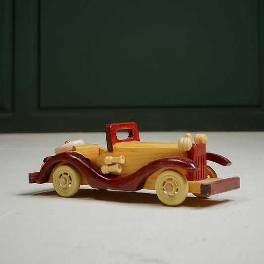 مجسم سيارة خشبي | wood car